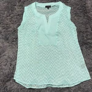 Sheer light green limited top